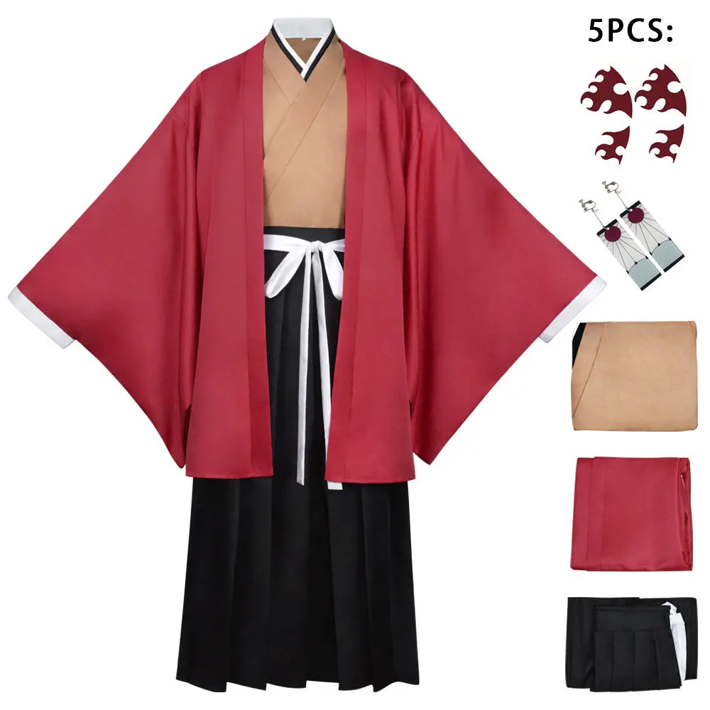 Men'S Kimono Accessories - Conjunto Completo de Kimono de Anime