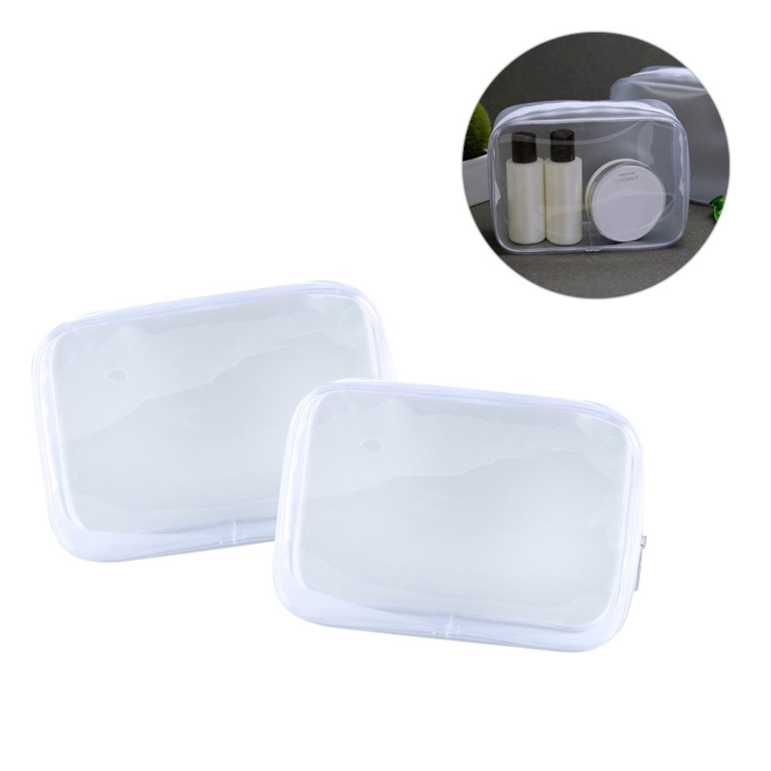 Travel Organizer Men - Neceser de viaje organizador transparente con