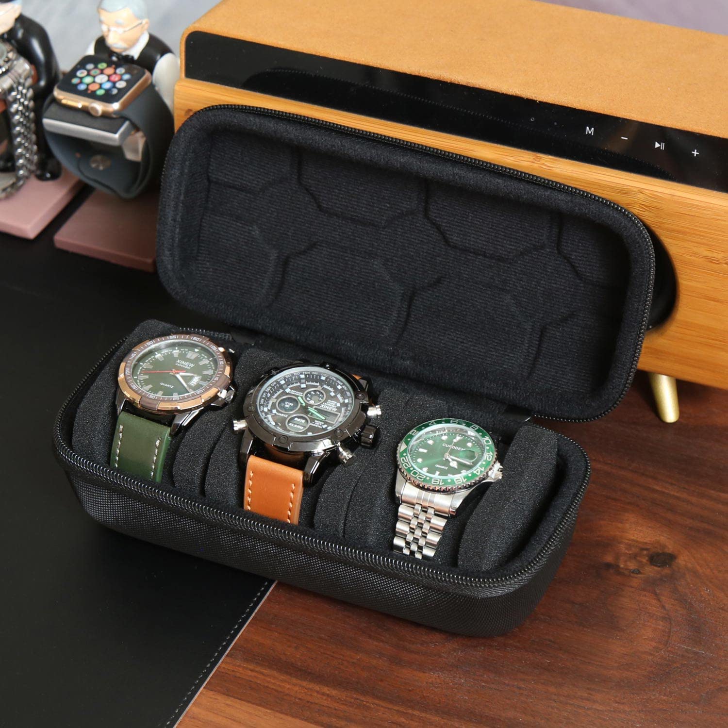 Organizador de caja de reloj p - Travel Organizer Men reseña y precio