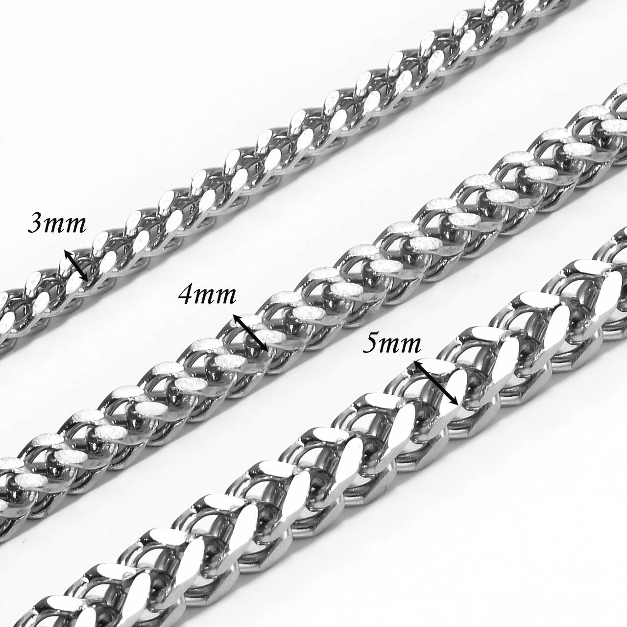 Collar de cadena trenzada de a - Men Accessories Neck Chain reseña y precio